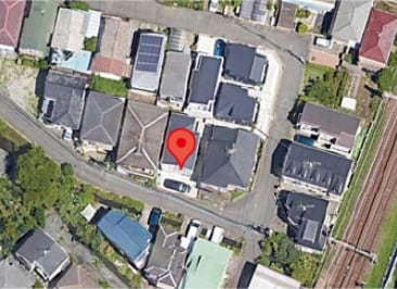 航空写真で建物を特定し計測